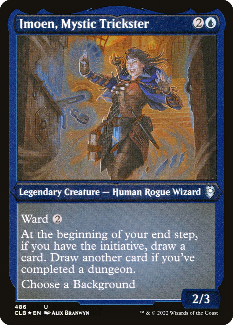 Imoen, Mystic Trickster (486) [Commander Legends: Battle for Baldur's Gate] etched - Deck Out Gaming