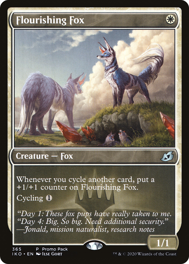 Flourishing Fox (365) [Promo Pack: Ikoria] - Deck Out Gaming