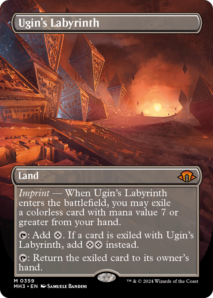 Ugin's Labyrinth (Borderless) (359) [Modern Horizons 3] - Deck Out Gaming