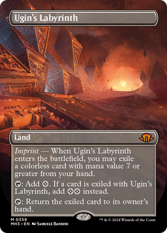 Ugin's Labyrinth (Borderless) (359) [Modern Horizons 3] foil - Deck Out Gaming