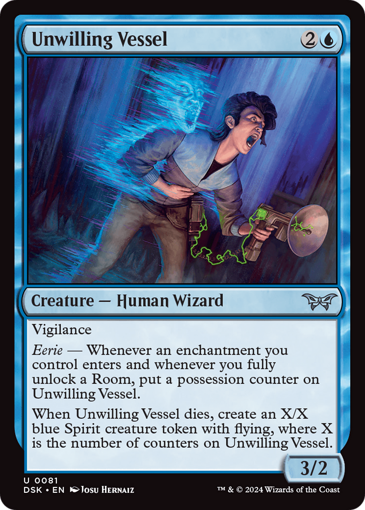 Unwilling Vessel (81) [Duskmourn: House of Horror] - Deck Out Gaming