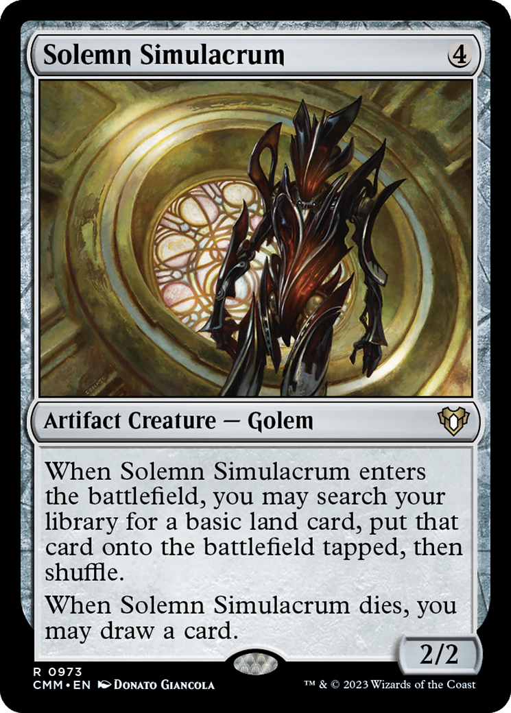 Solemn Simulacrum (973) [Commander Masters] - Deck Out Gaming