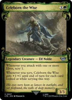 Celeborn the Wise (Showcase Scrolls) (607) [The Lord of the Rings: Tales of Middle-earth] - Deck Out Gaming