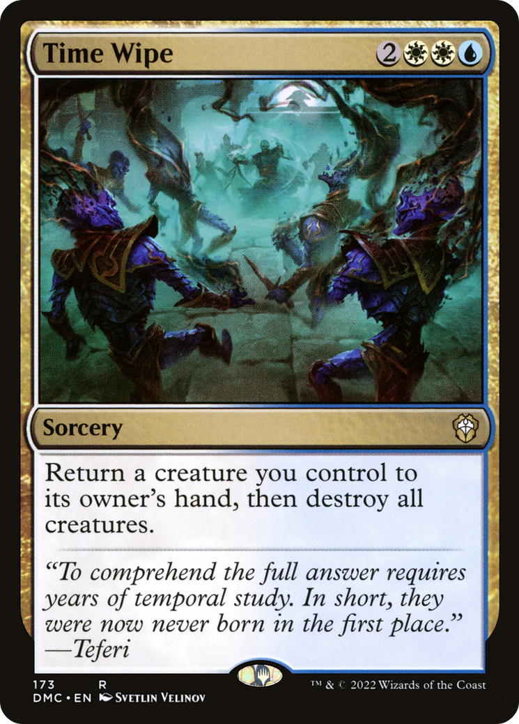 Time Wipe (173) [Commander: Dominaria United] - Deck Out Gaming