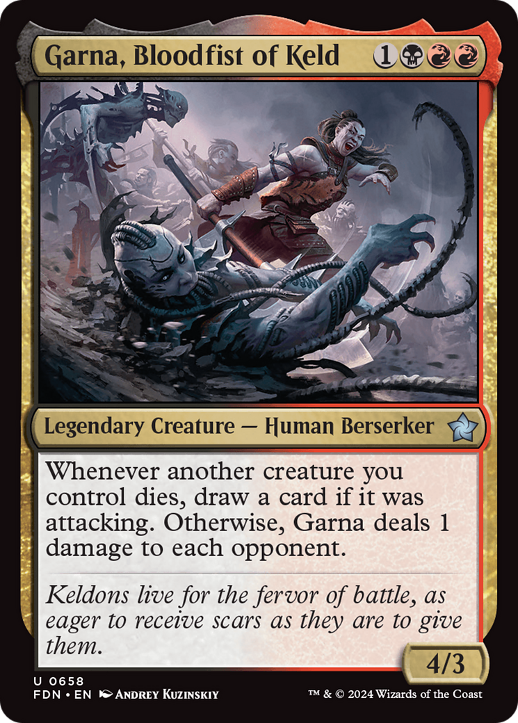 Garna, Bloodfist of Keld (658) [Foundations] - Deck Out Gaming