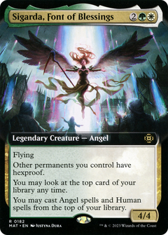 Sigarda, Font of Blessings (Extended Art) (182) [March of the Machine: The Aftermath] - Deck Out Gaming