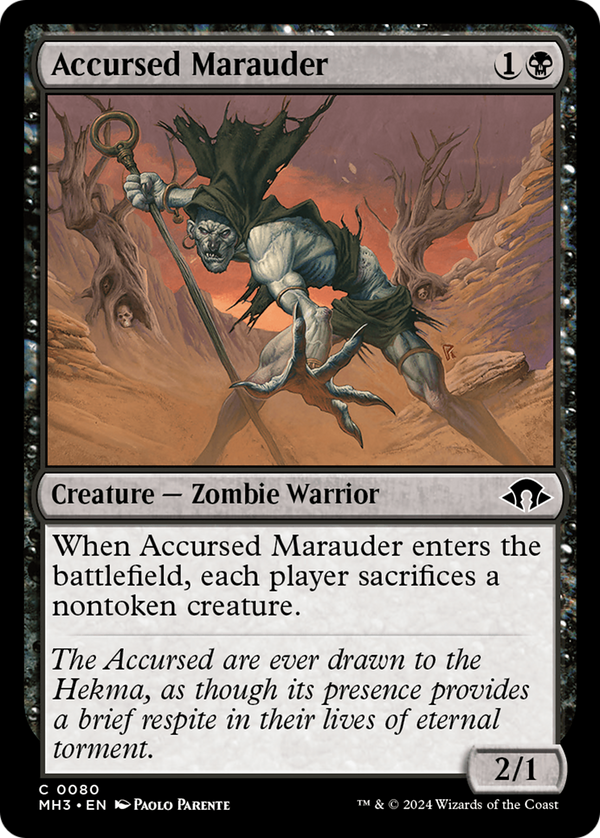 Accursed Marauder (80) [Modern Horizons 3] - Deck Out Gaming