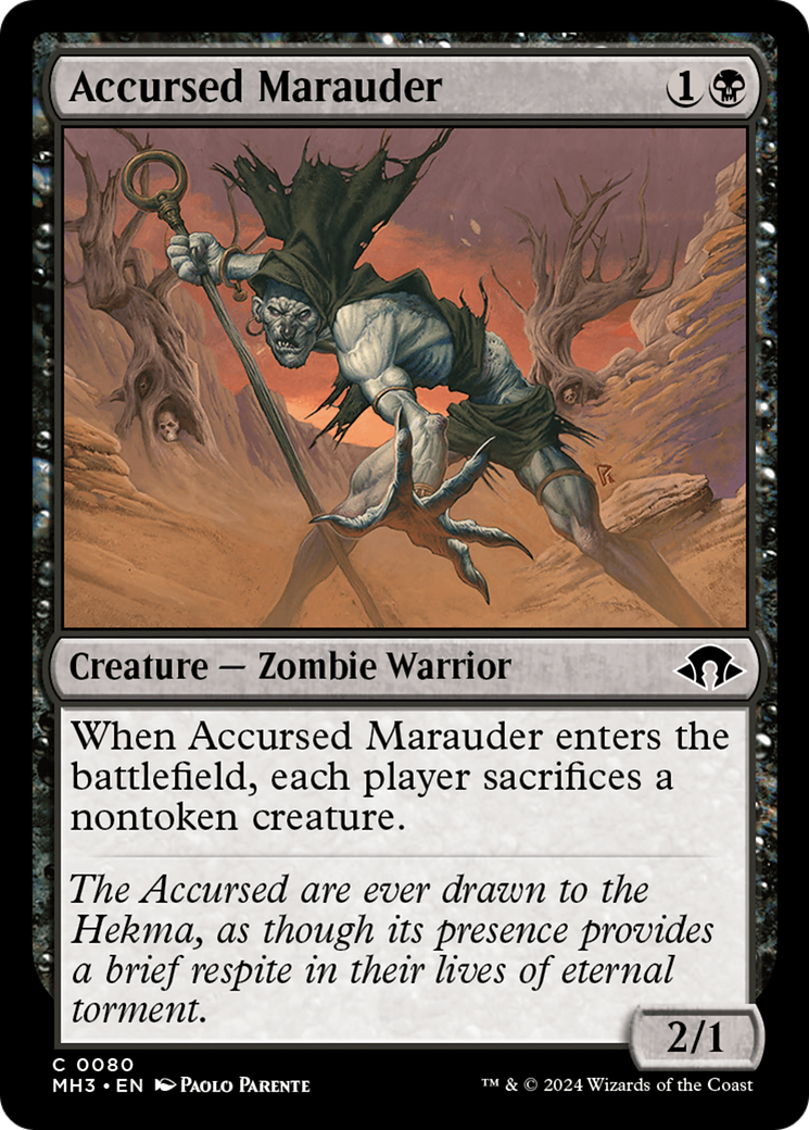 Accursed Marauder (80) [Modern Horizons 3] foil - Deck Out Gaming