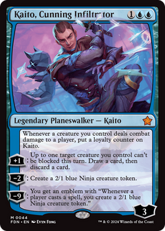 Kaito, Cunning Infiltrator (44) [Foundations] foil - Deck Out Gaming