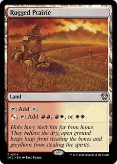 Rugged Prairie (314) [Outlaws of Thunder Junction Commander] - Deck Out Gaming