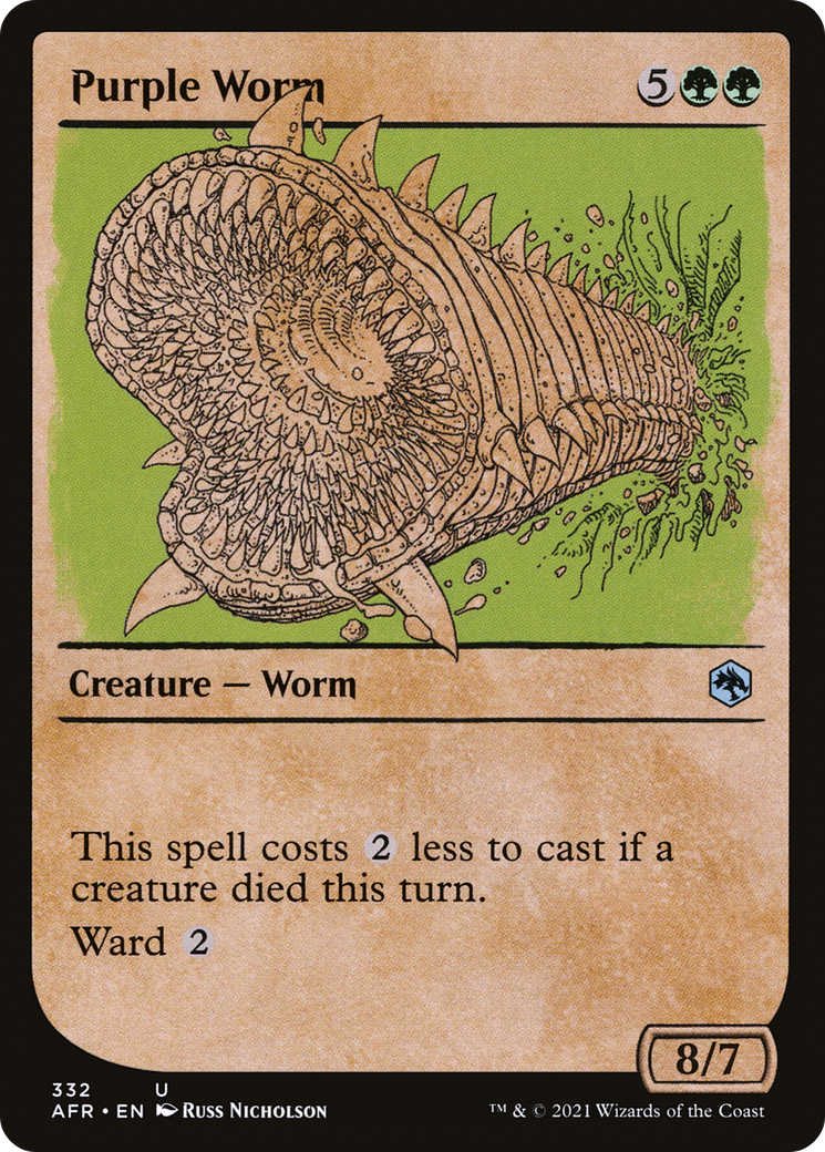 Purple Worm (332) [Adventures in the Forgotten Realms] - Deck Out Gaming