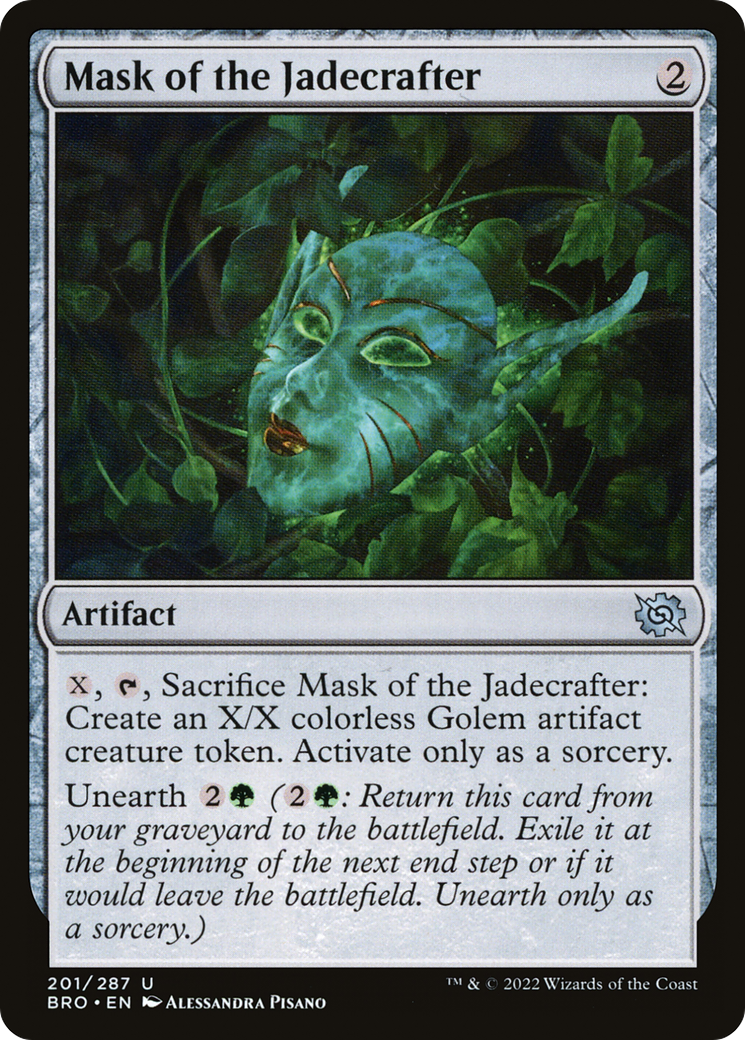 Mask of the Jadecrafter (201) [The Brothers' War] - Deck Out Gaming