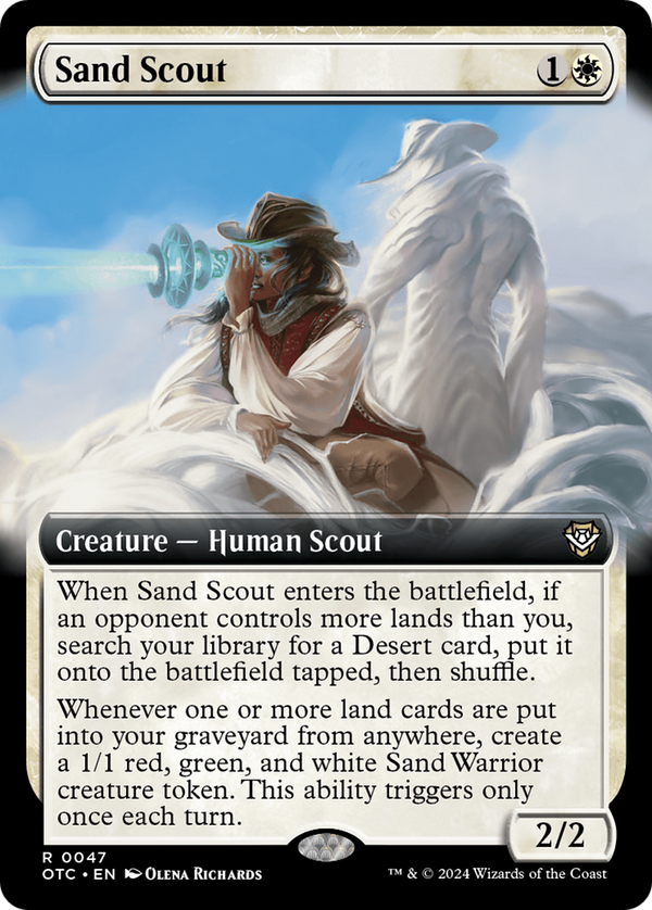 Sand Scout (Extended Art) (47) [Outlaws of Thunder Junction Commander] - Deck Out Gaming