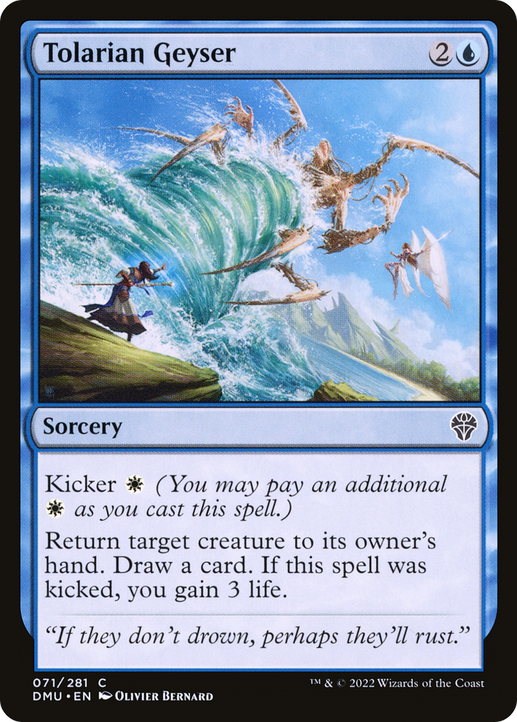 Tolarian Geyser (71) [Dominaria United] foil - Deck Out Gaming