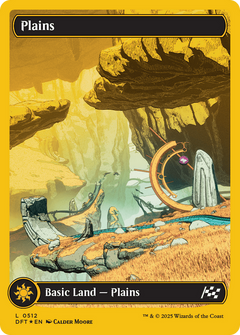 Plains (0512) (First-Place Foil) (512) [Aetherdrift] foil - Deck Out Gaming