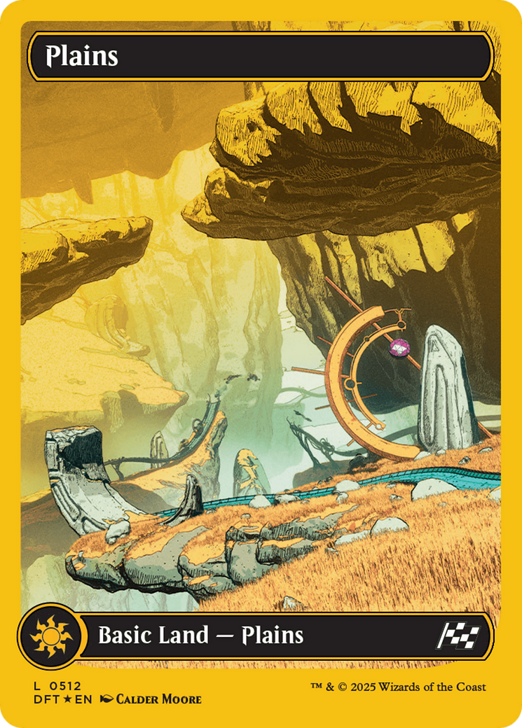 Plains (0512) (First-Place Foil) (512) [Aetherdrift] foil - Deck Out Gaming