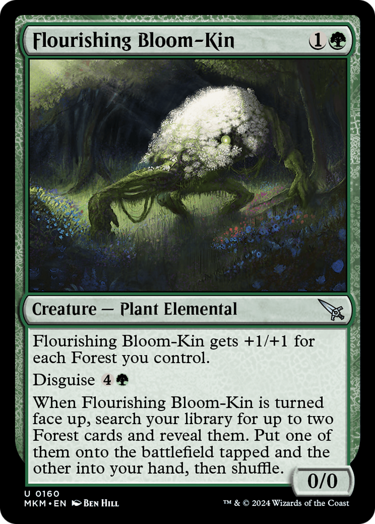 Flourishing Bloom-Kin (160) [Murders at Karlov Manor] - Deck Out Gaming