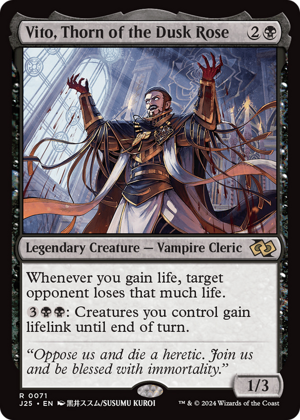 Vito, Thorn of the Dusk Rose (Anime) (71) [Foundations Jumpstart] - Deck Out Gaming