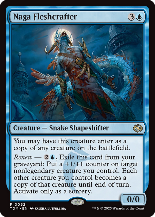 Naga Fleshcrafter (52) [Tarkir: Dragonstorm] foil - Deck Out Gaming