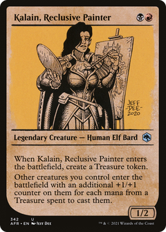 Kalain, Reclusive Painter (342) [Adventures in the Forgotten Realms] foil - Deck Out Gaming