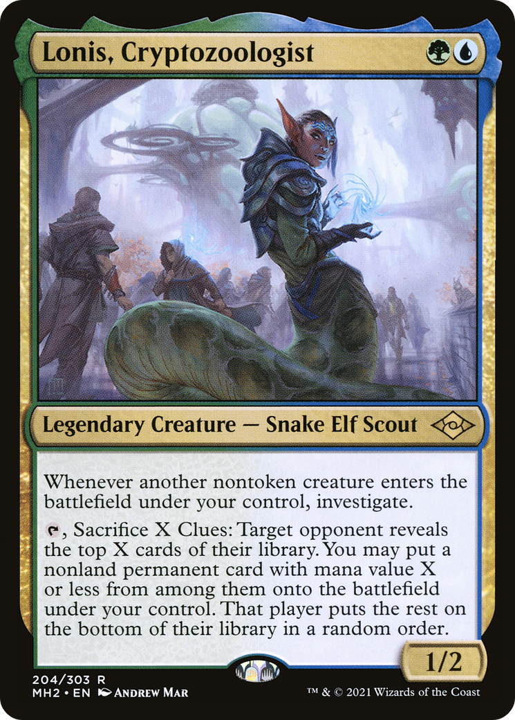 Lonis, Cryptozoologist (204) [Modern Horizons 2] foil - Deck Out Gaming