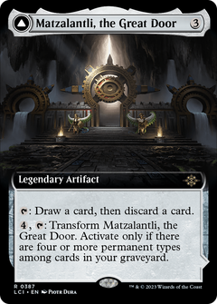 Matzalantli, the Great Door (Extended Art) (387) [The Lost Caverns of Ixalan] foil - Deck Out Gaming