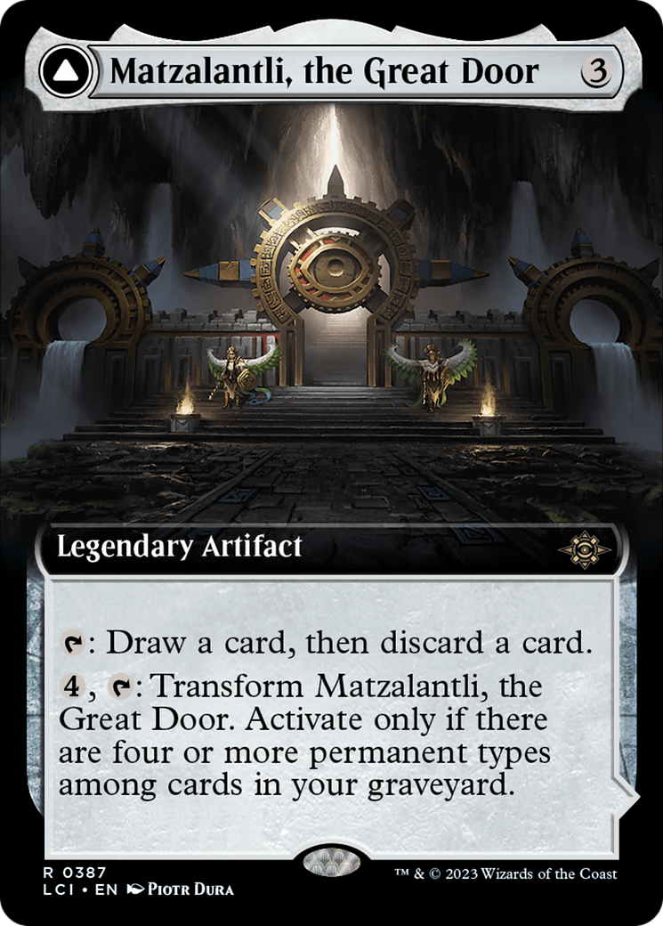 Matzalantli, the Great Door (Extended Art) (387) [The Lost Caverns of Ixalan] foil - Deck Out Gaming
