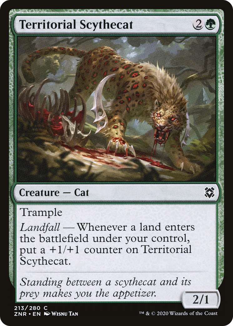 Territorial Scythecat (213) [Zendikar Rising] - Deck Out Gaming