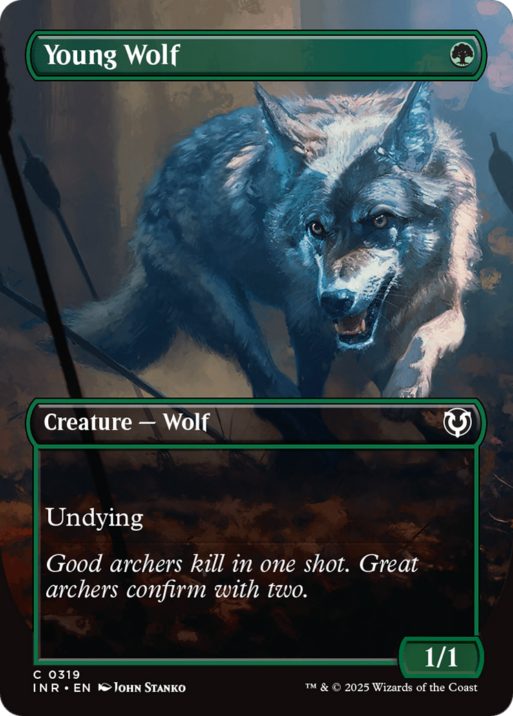 Young Wolf (Borderless) (319) [Innistrad Remastered] foil - Deck Out Gaming