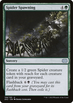 Spider Spawning (158) [Double Masters 2022] foil - Deck Out Gaming