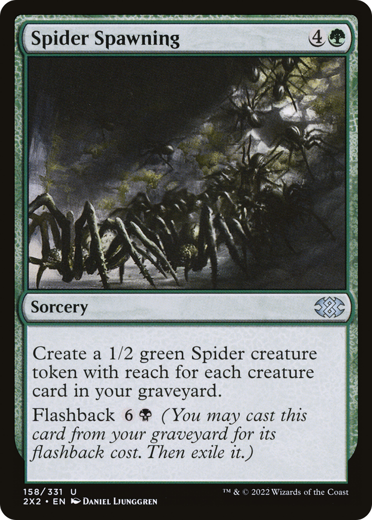 Spider Spawning (158) [Double Masters 2022] - Deck Out Gaming