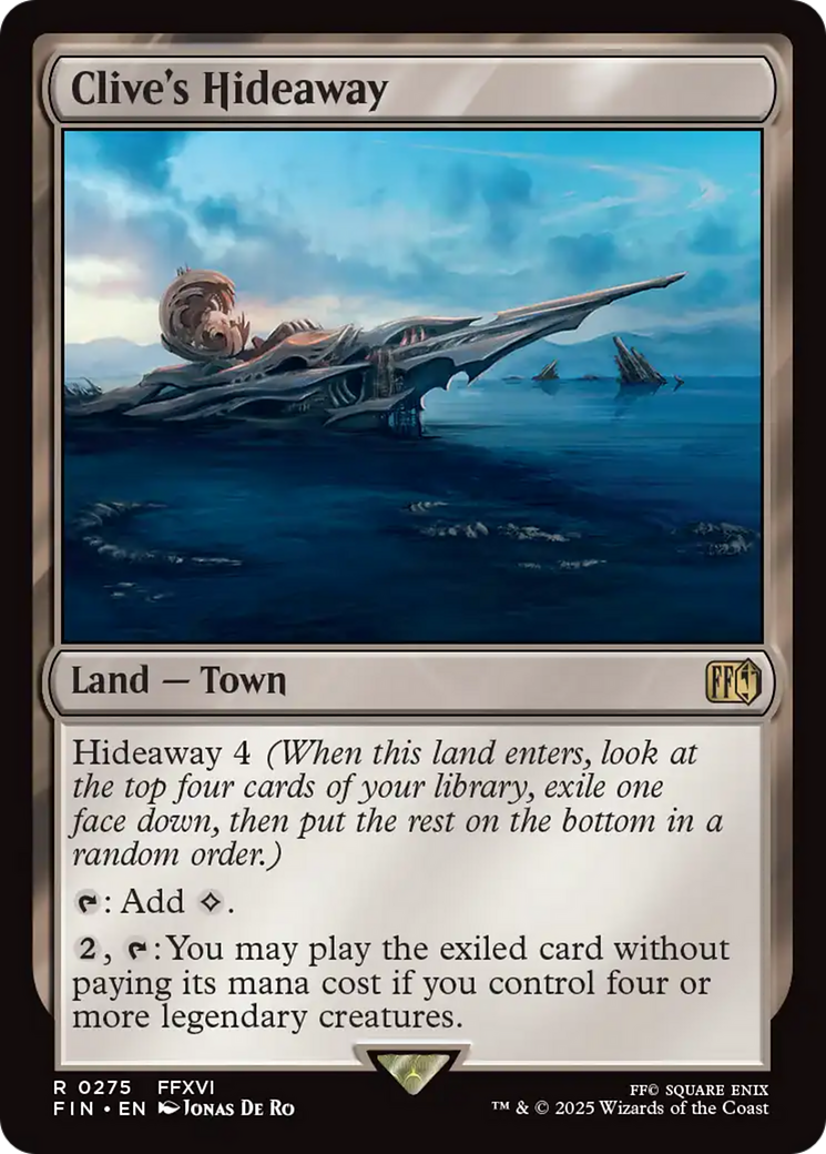 Clive's Hideaway (275) [FINAL FANTASY] foil - Deck Out Gaming