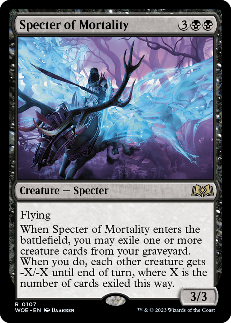 Specter of Mortality (107) [Wilds of Eldraine] foil - Deck Out Gaming