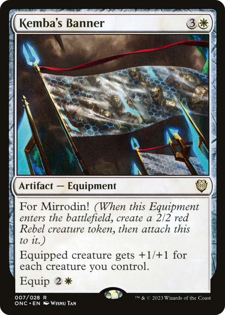 Kemba's Banner (7) [Phyrexia: All Will Be One Commander] - Deck Out Gaming