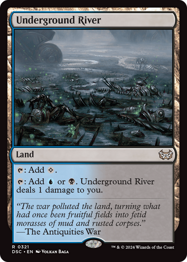 Underground River (321) [Duskmourn: House of Horror Commander] - Deck Out Gaming