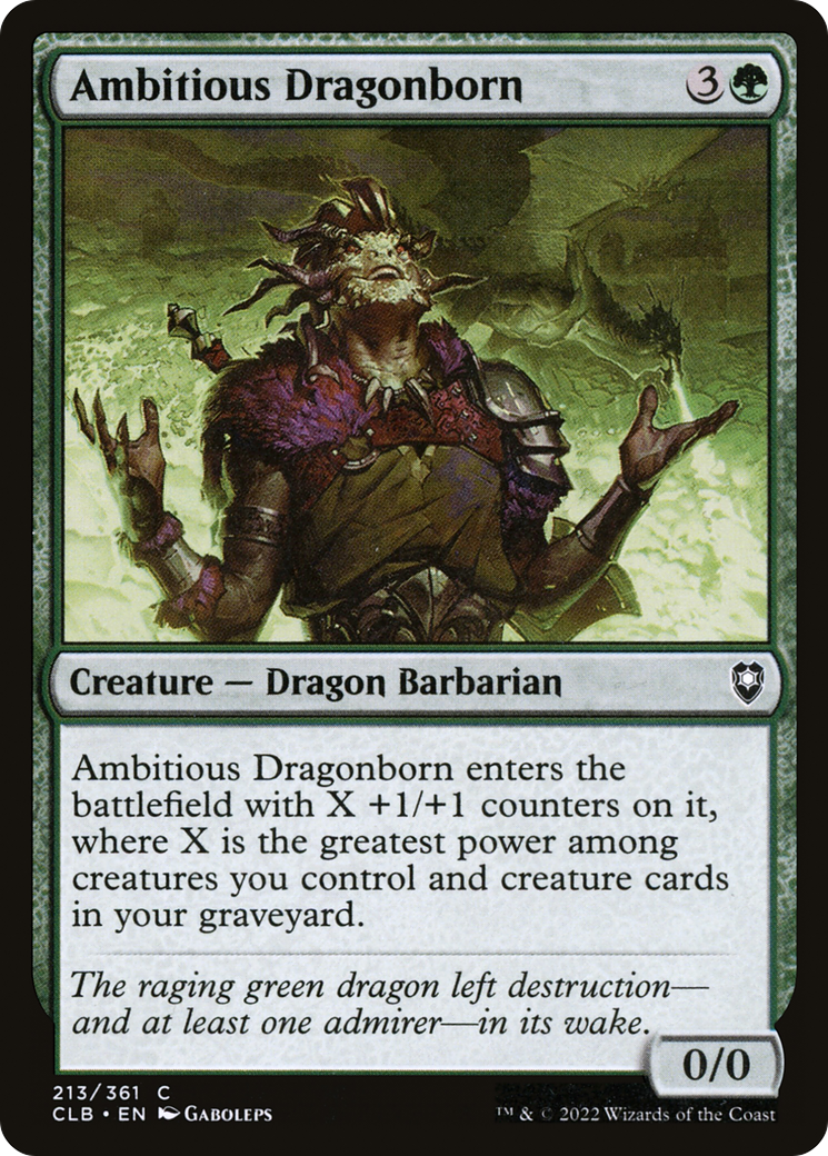 Ambitious Dragonborn (213) [Commander Legends: Battle for Baldur's Gate] - Deck Out Gaming