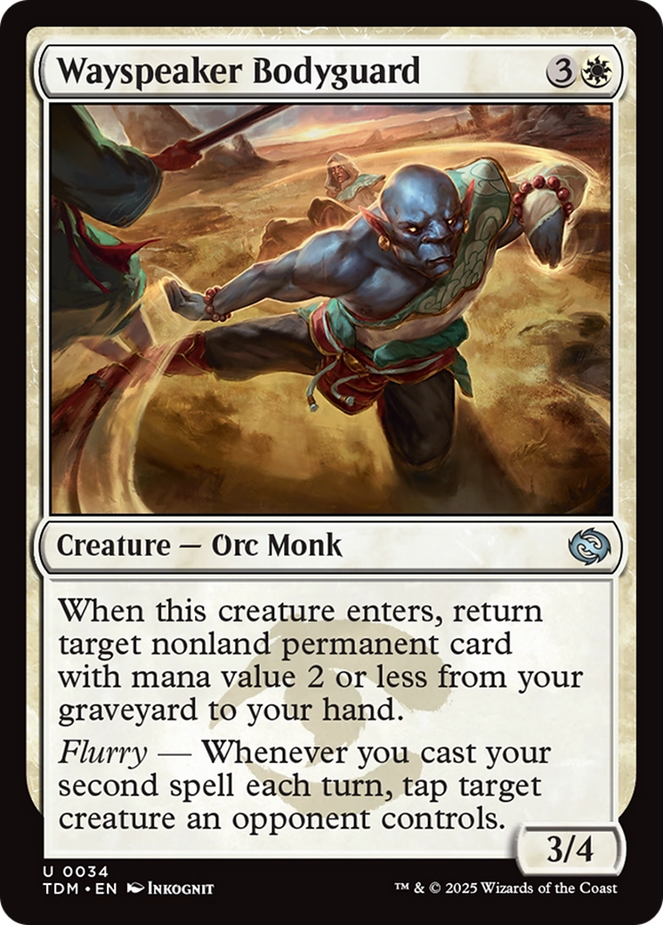 Wayspeaker Bodyguard (34) [Tarkir: Dragonstorm] - Deck Out Gaming