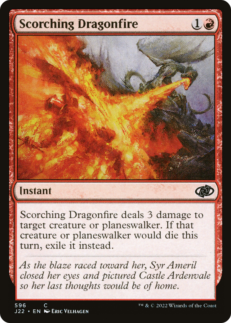 Scorching Dragonfire (596) [Jumpstart 2022] - Deck Out Gaming