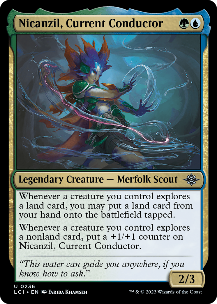 Nicanzil, Current Conductor (236) [The Lost Caverns of Ixalan] foil - Deck Out Gaming