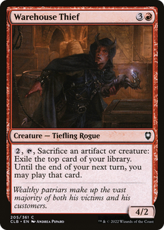 Warehouse Thief (205) [Commander Legends: Battle for Baldur's Gate] foil - Deck Out Gaming