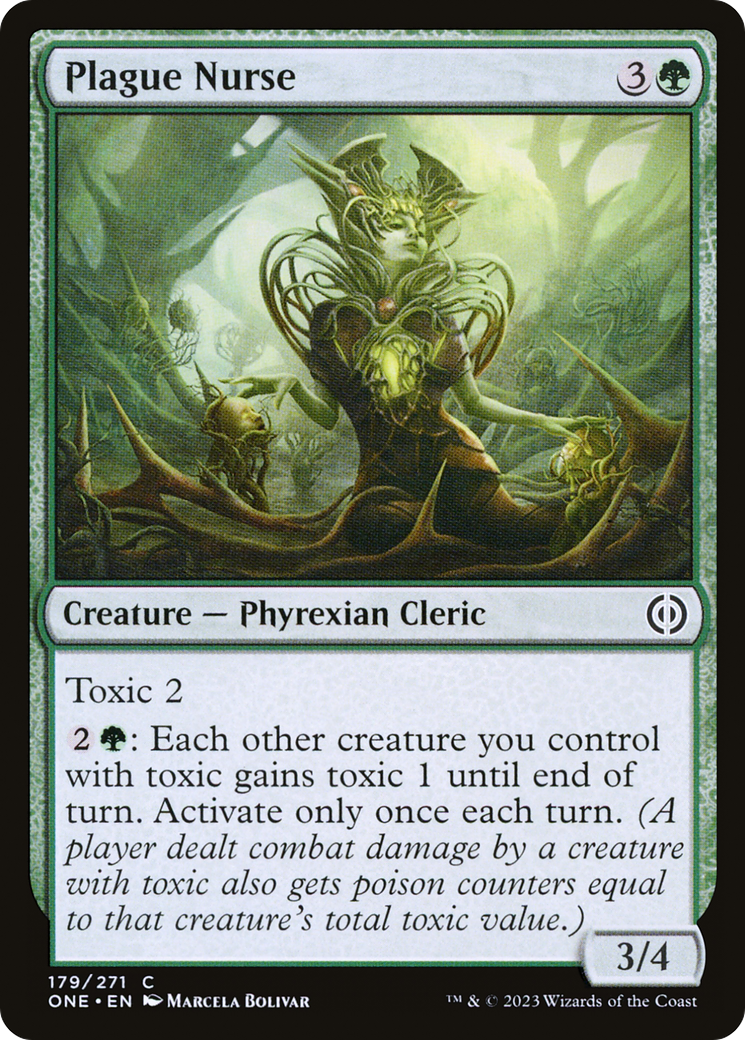 Plague Nurse (179) [Phyrexia: All Will Be One] foil