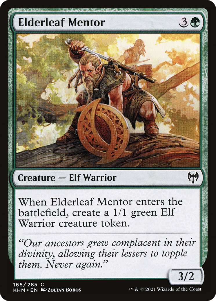 Elderleaf Mentor (165) [Kaldheim] foil - Deck Out Gaming