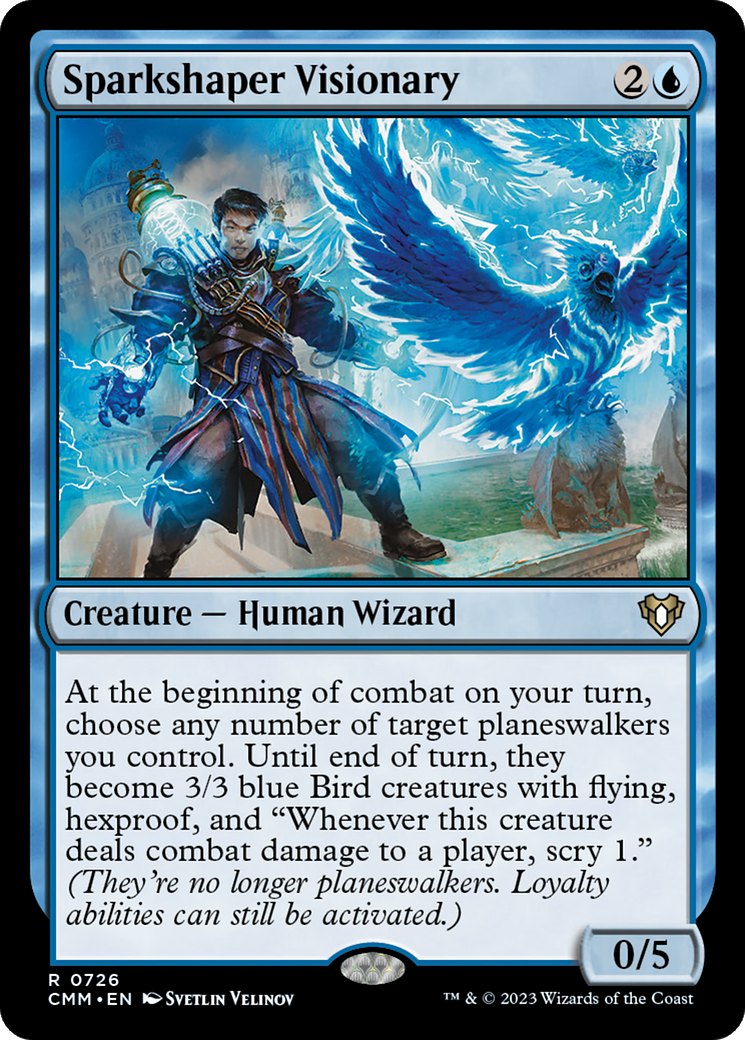 Sparkshaper Visionary (726) [Commander Masters] - Deck Out Gaming