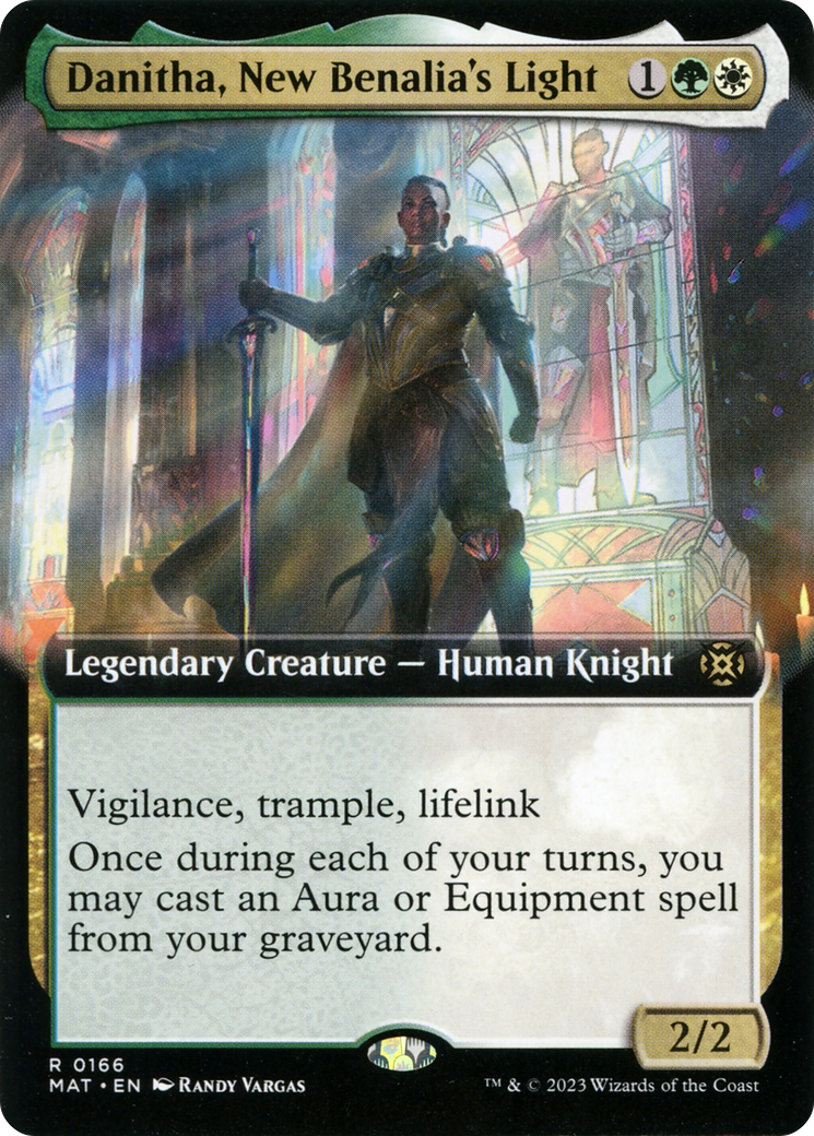 Danitha, New Benalia's Light (Extended Art) (166) [March of the Machine: The Aftermath] - Deck Out Gaming