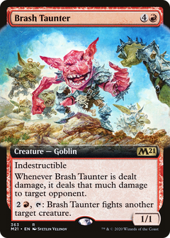 Brash Taunter (Extended Art) (363) [Core Set 2021] foil - Deck Out Gaming