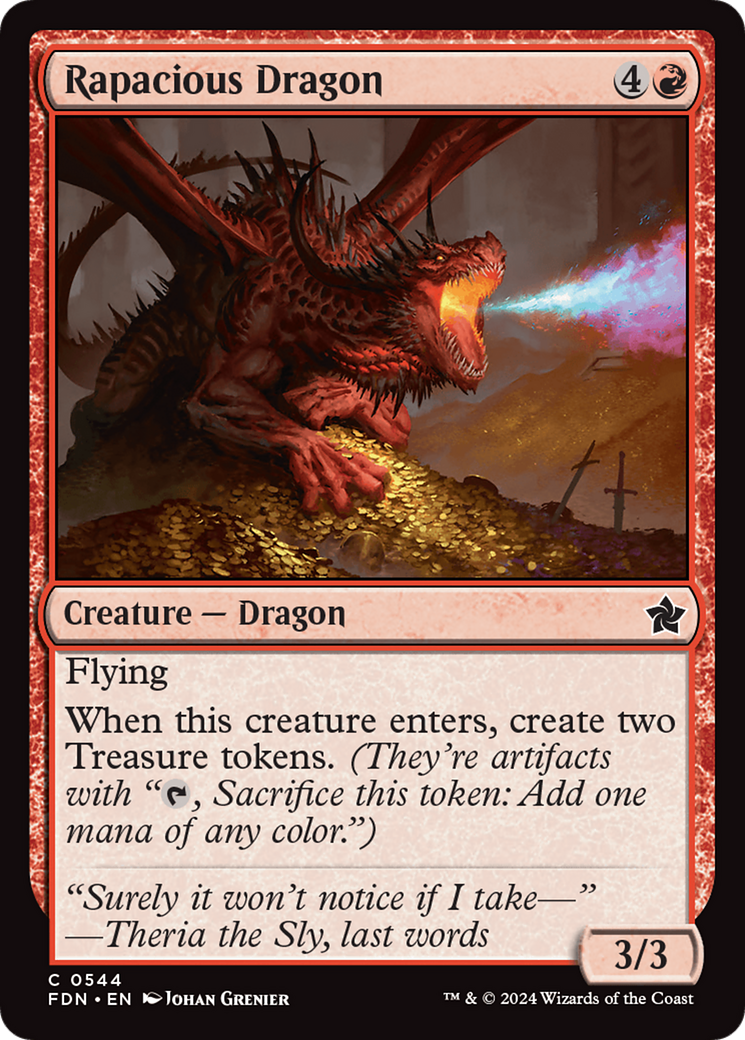 Rapacious Dragon (544) [Foundations] - Deck Out Gaming
