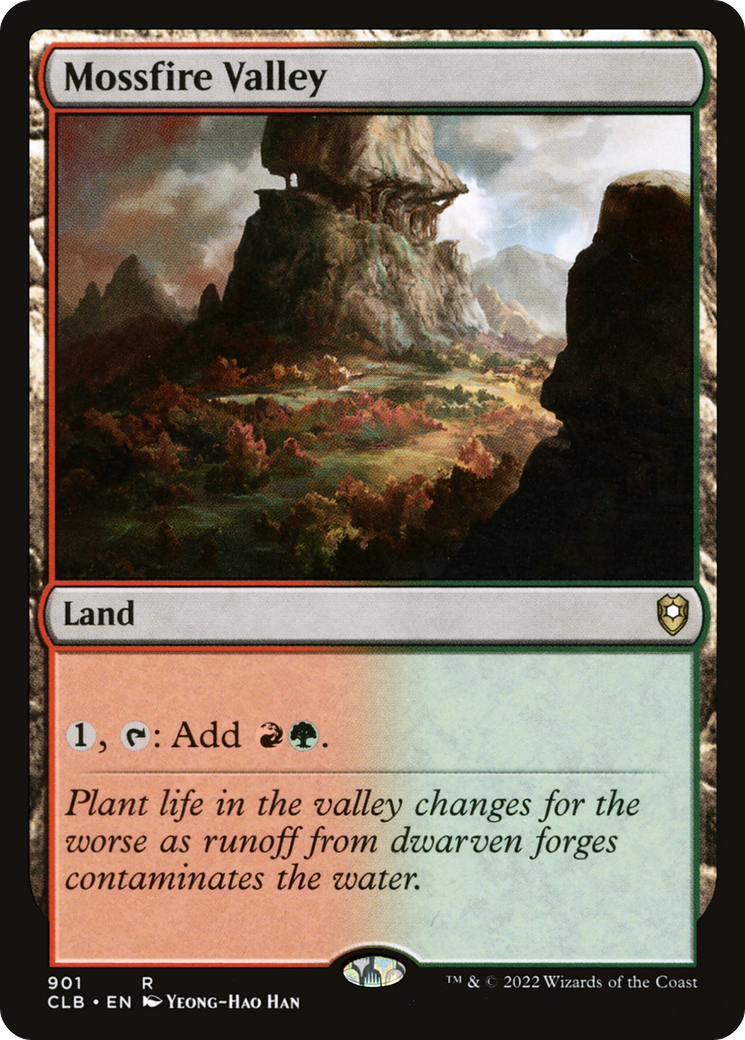 Mossfire Valley (901) [Commander Legends: Battle for Baldur's Gate] - Deck Out Gaming
