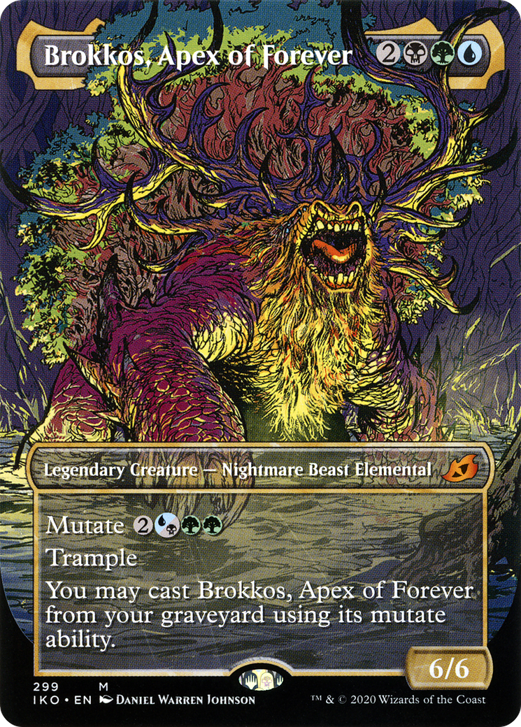 Brokkos, Apex of Forever (Showcase) (299) [Ikoria: Lair of Behemoths] foil - Deck Out Gaming