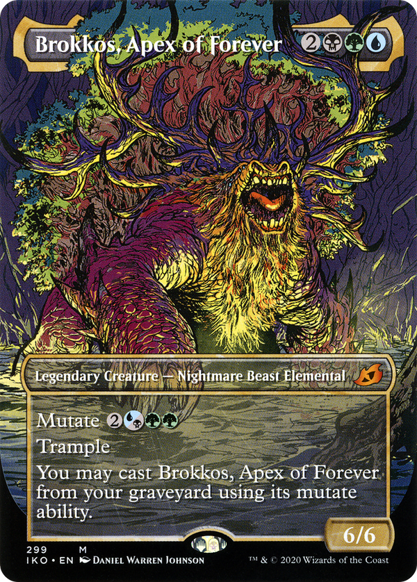 Brokkos, Apex of Forever (Showcase) (299) [Ikoria: Lair of Behemoths] foil - Deck Out Gaming