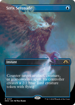 Strix Serenade (Borderless) (327) [Modern Horizons 3] foil - Deck Out Gaming
